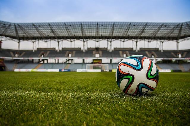 A football stadium in the UK
