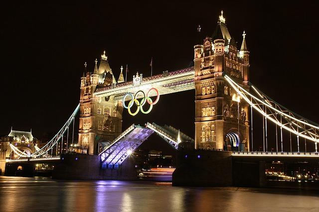 Tower Bridge during the 2012 London Olympics